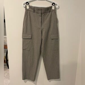 Never Worn! Mango Grey Dressy Cargo Pants